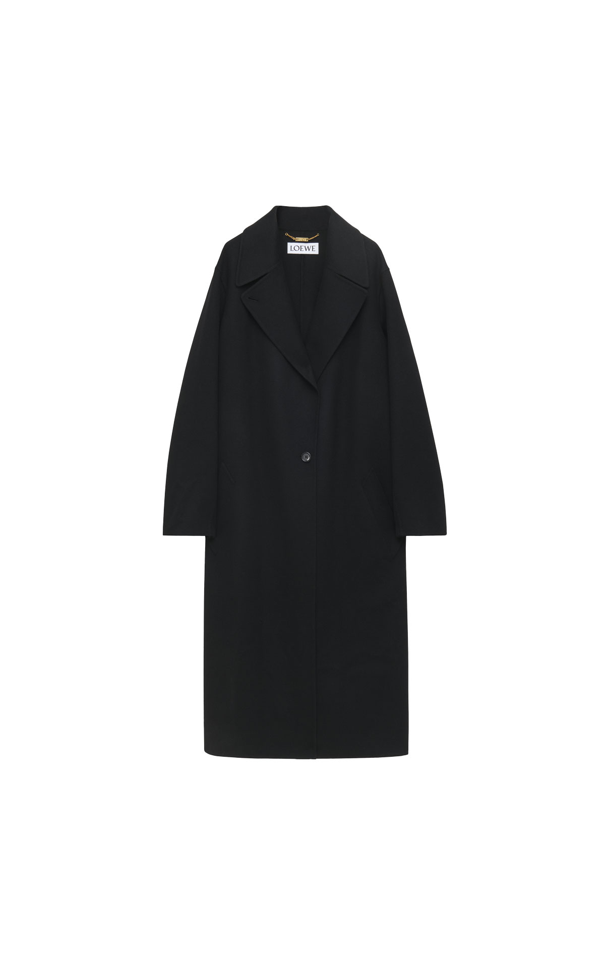 Loewe Single breasted coat black from Bicester Village