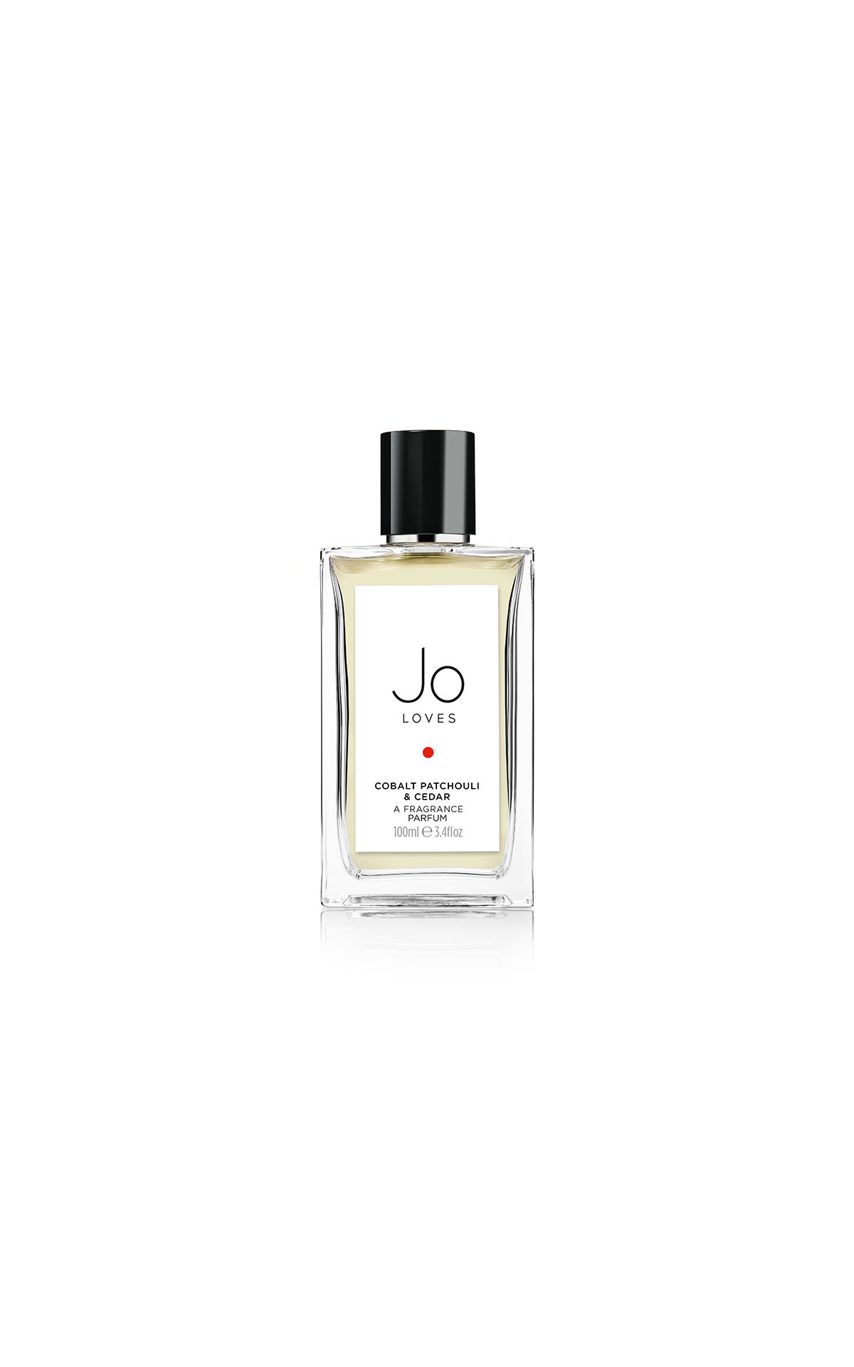 Jo Loves Limited edition cobalt pathouli and cedar fragrance from Bicester Village