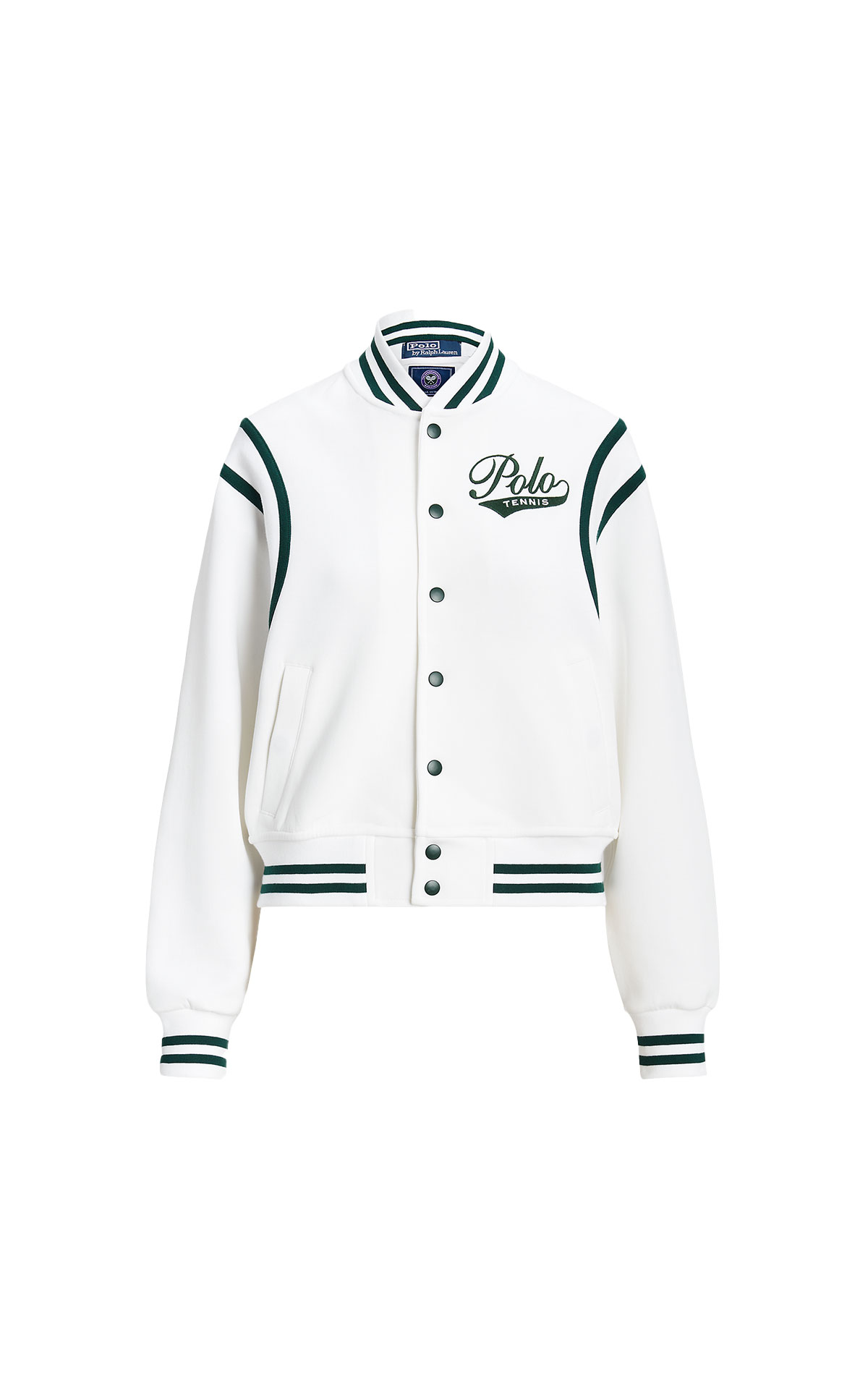 White Varsity Jacket polo ralph lauren oultet madrid las rozas village