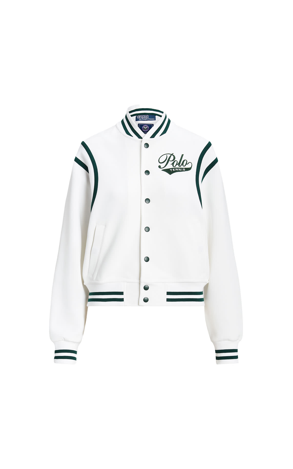 White Varsity Jacket polo ralph lauren oultet madrid las rozas village