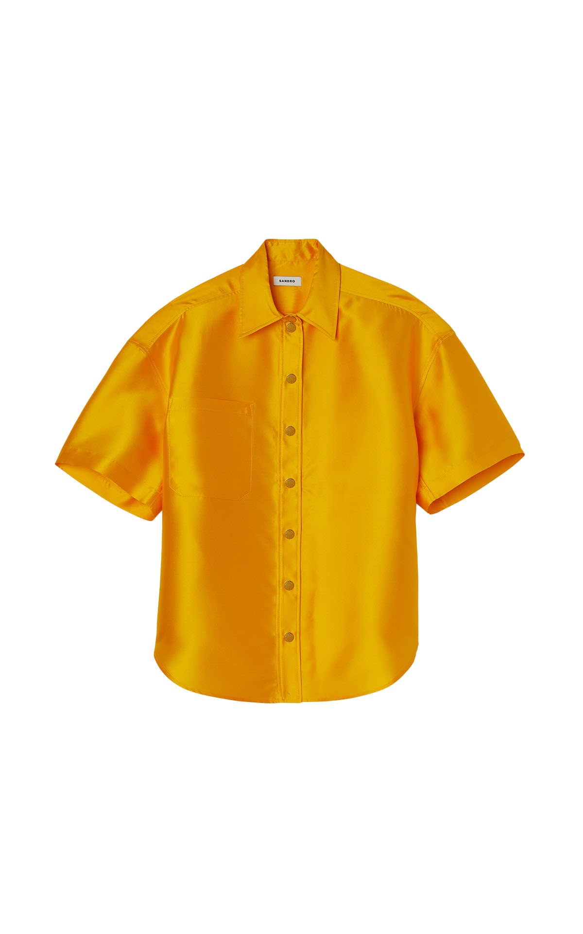 Sandro orange shirt
