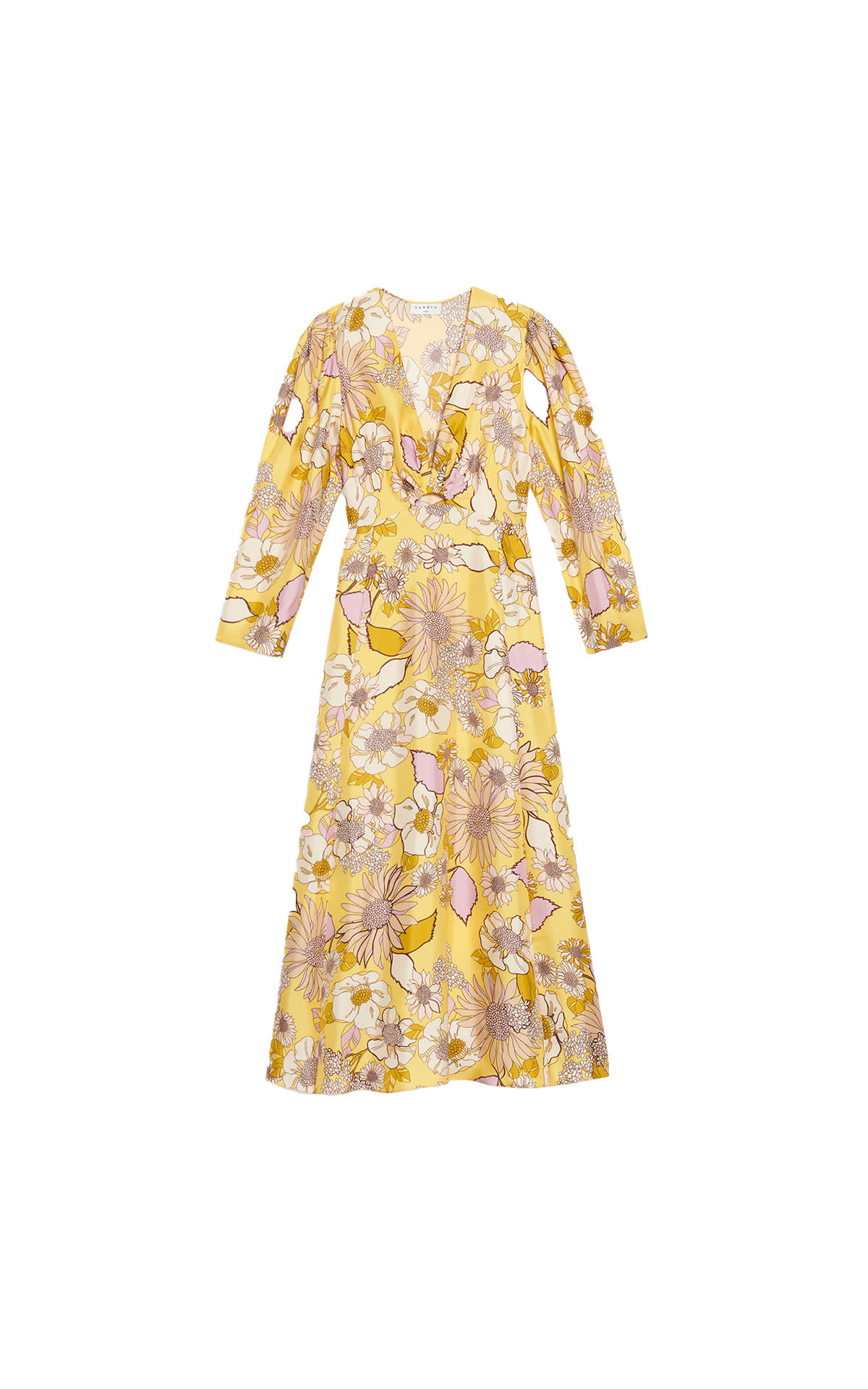 Sandro Floral long dress from Bicester Village