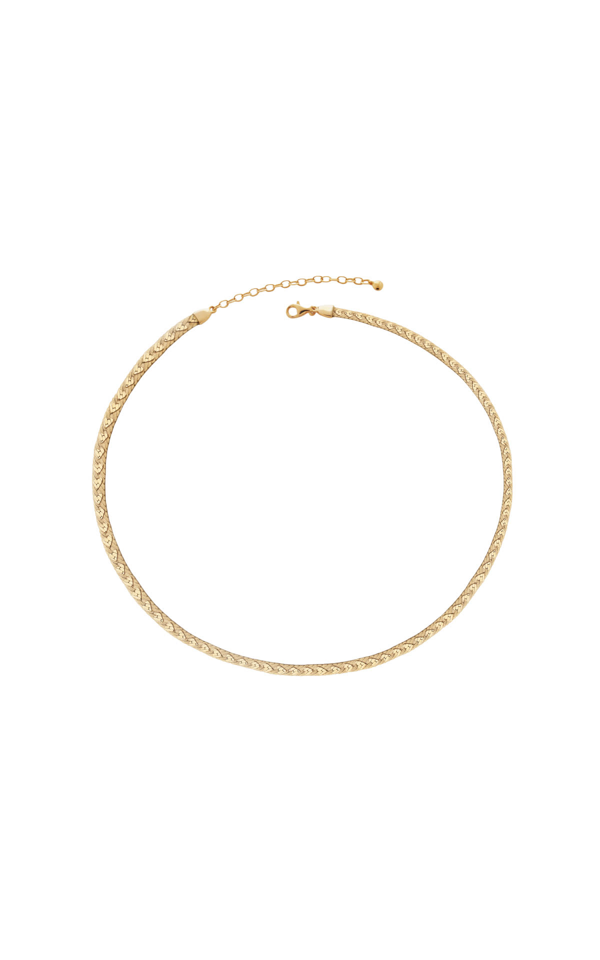 Monica Vinader 18k Gold Vermeil Heart Snake Choker Necklace  from Bicester Village