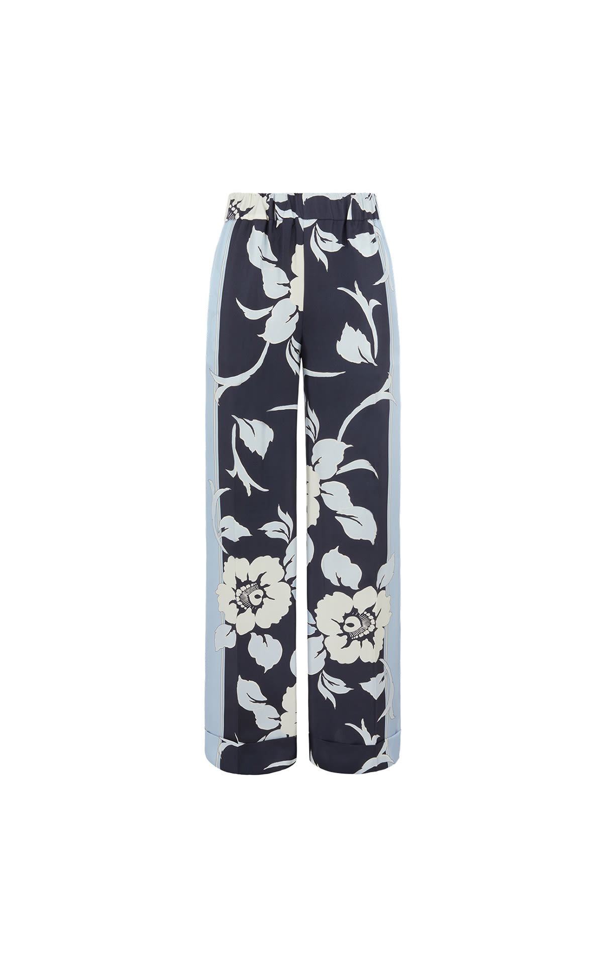 Black and white trousers