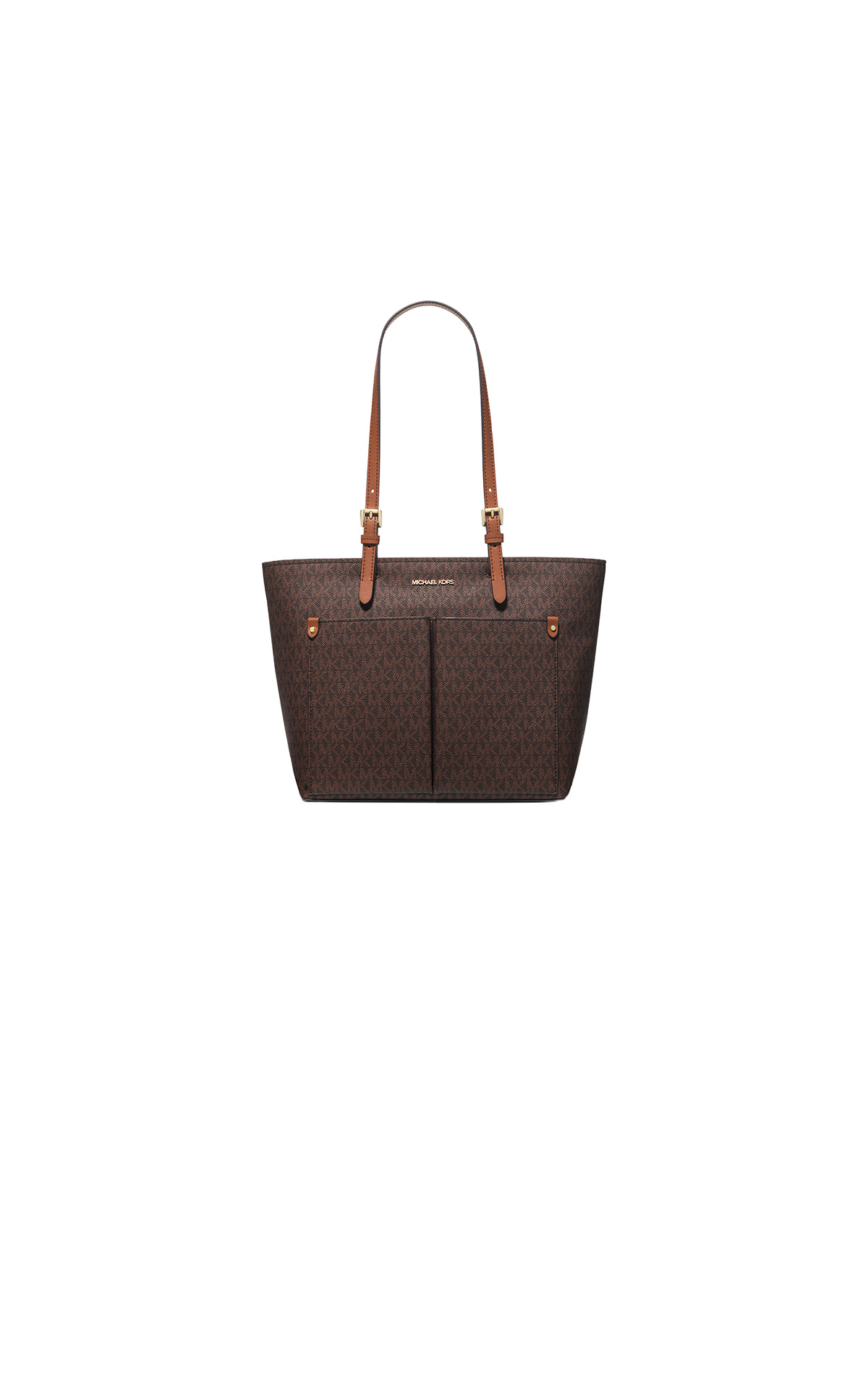 Michael Kors Jet set pocket tote vanilla/brown from Bicester Village