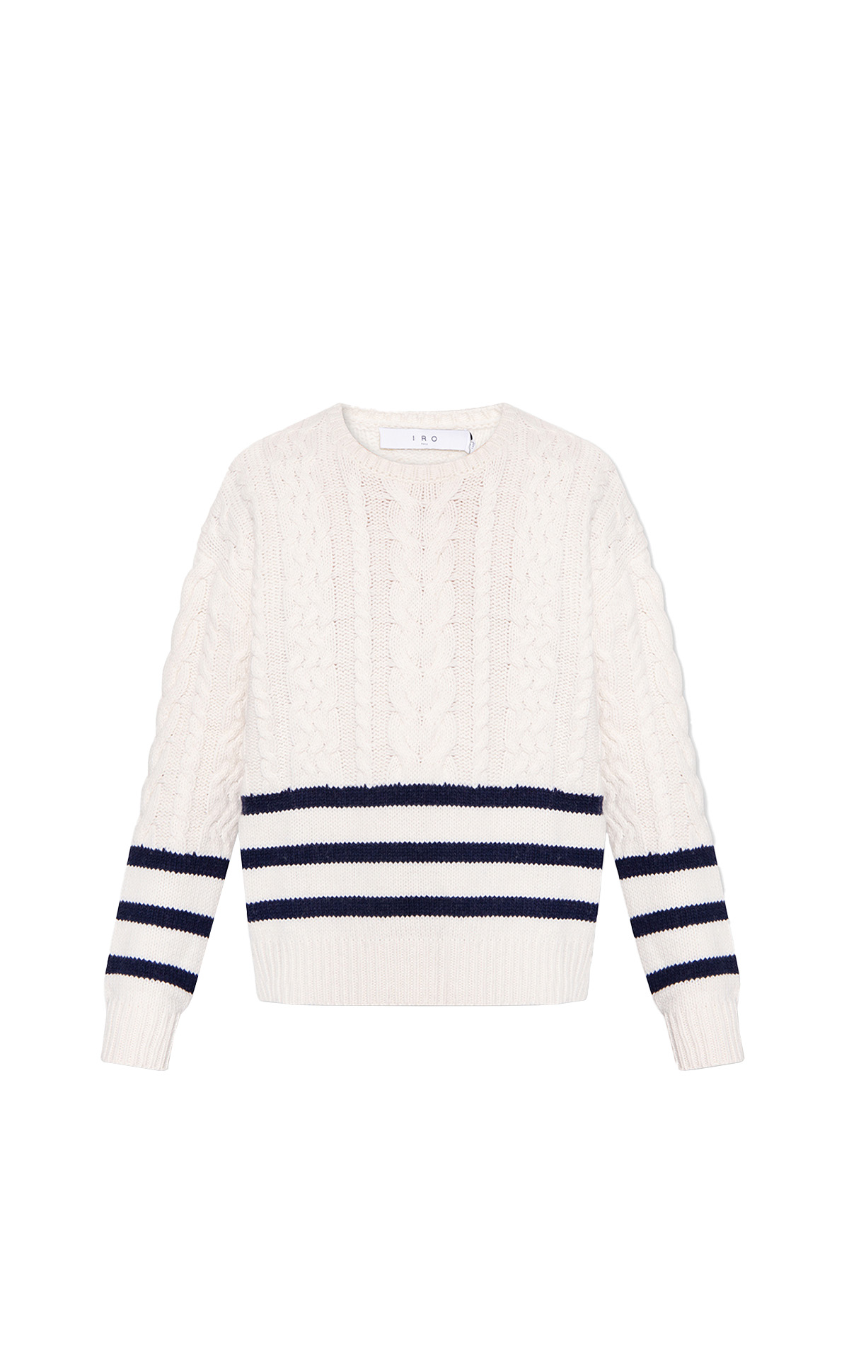 White cable knit sweaterIRO Paris