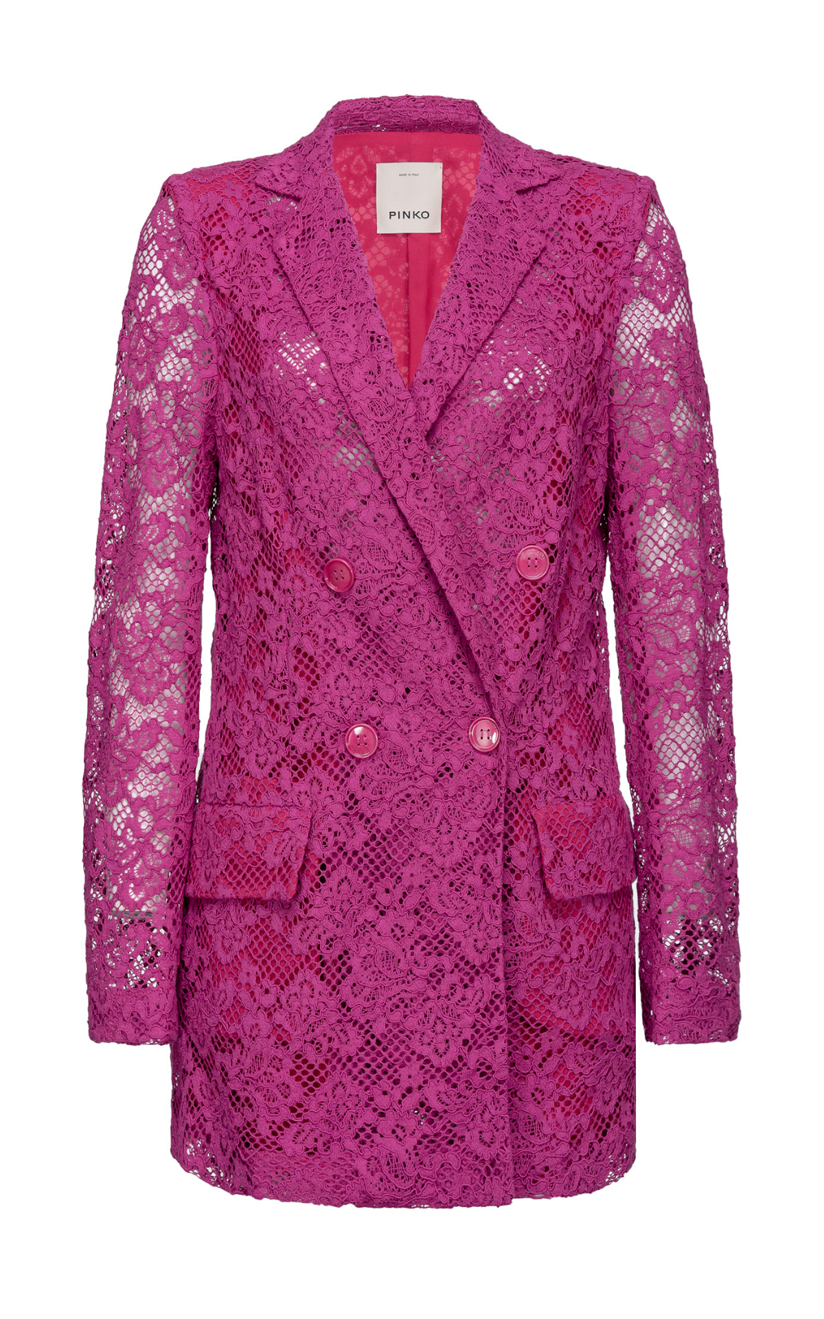 Floral fuchsia lace jacket