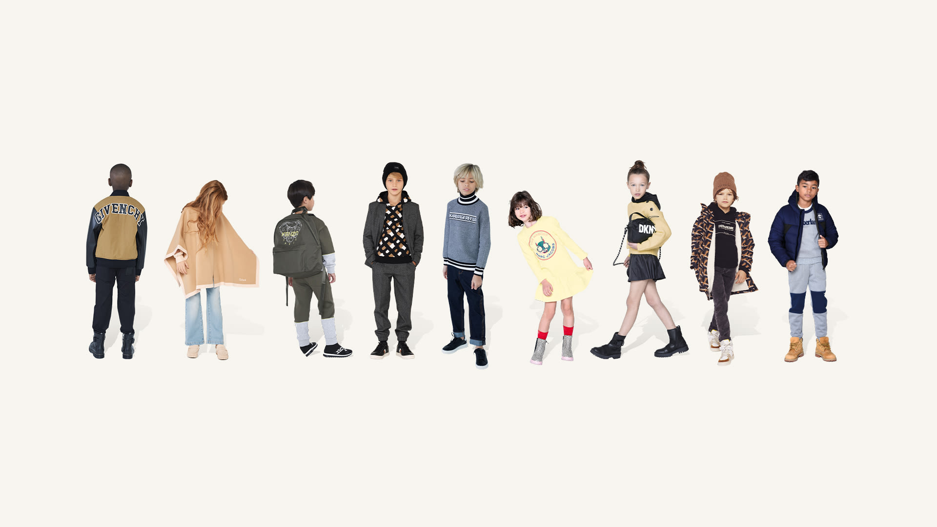 Children with Kids Around clothes