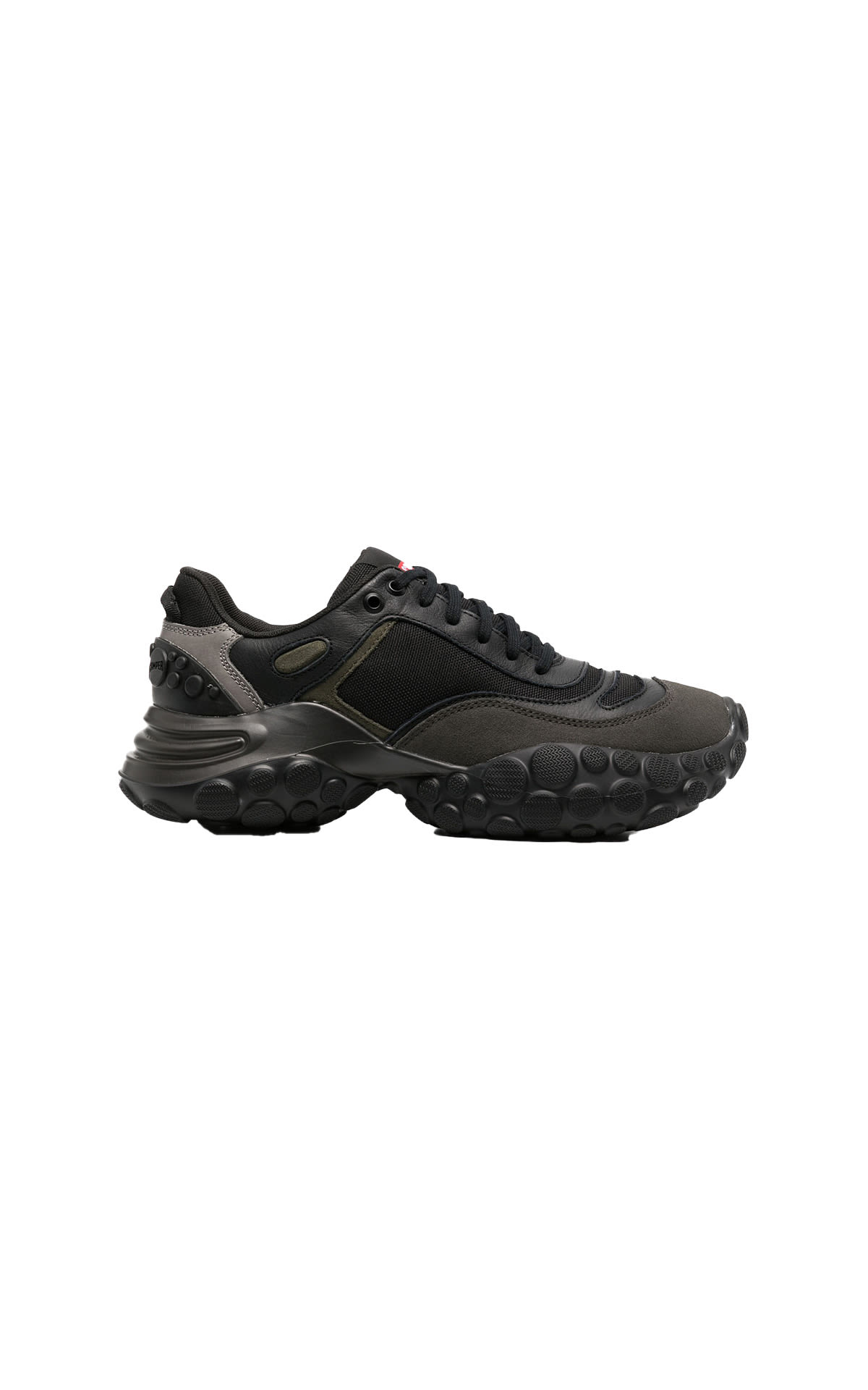 black sneakers