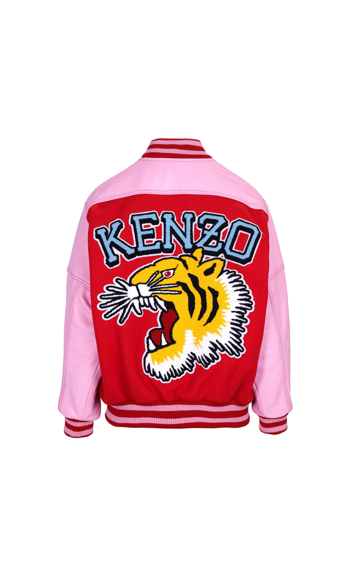 Red and Pink Varsity Jacket Kenzo outlet