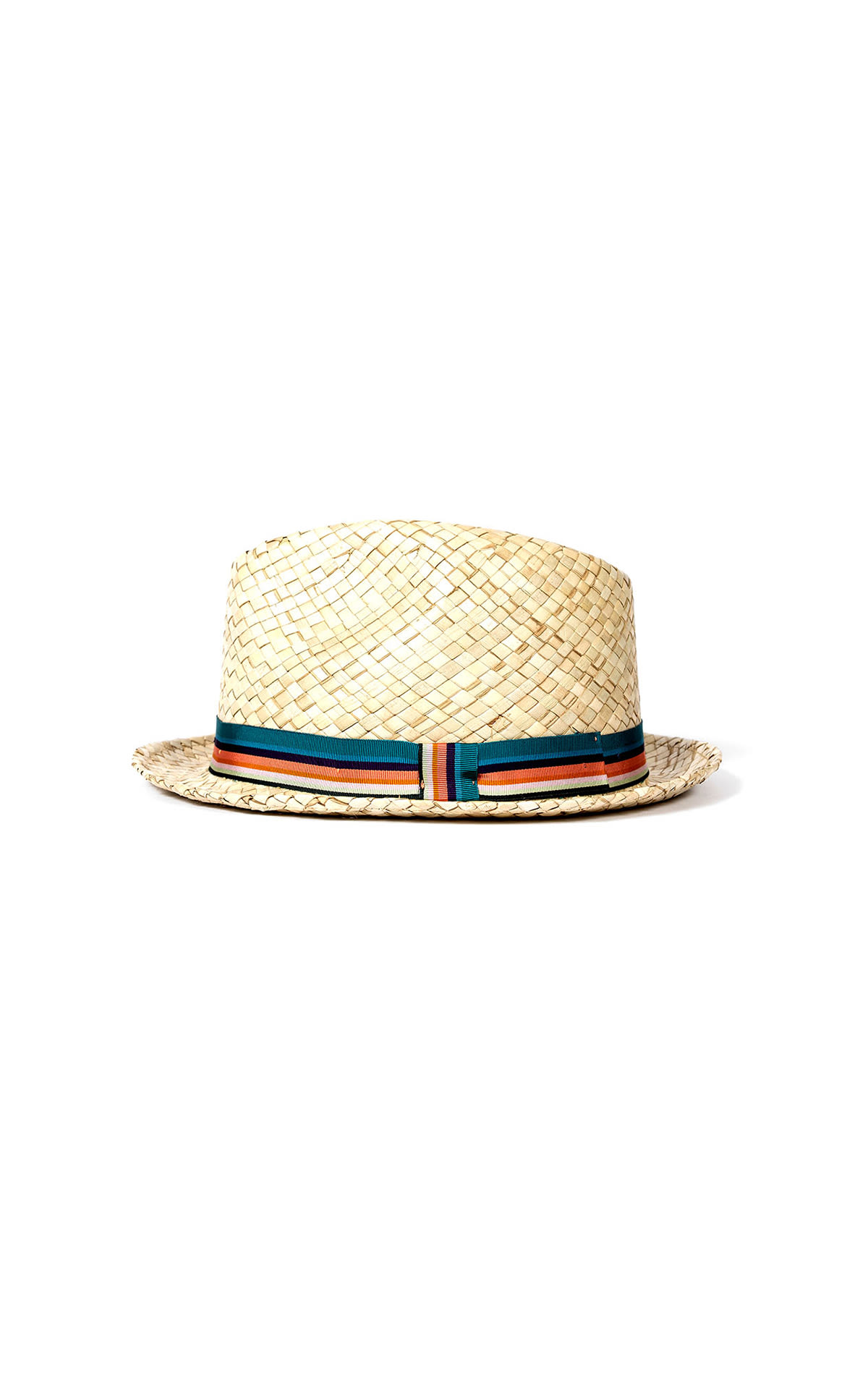 Beige straw hat