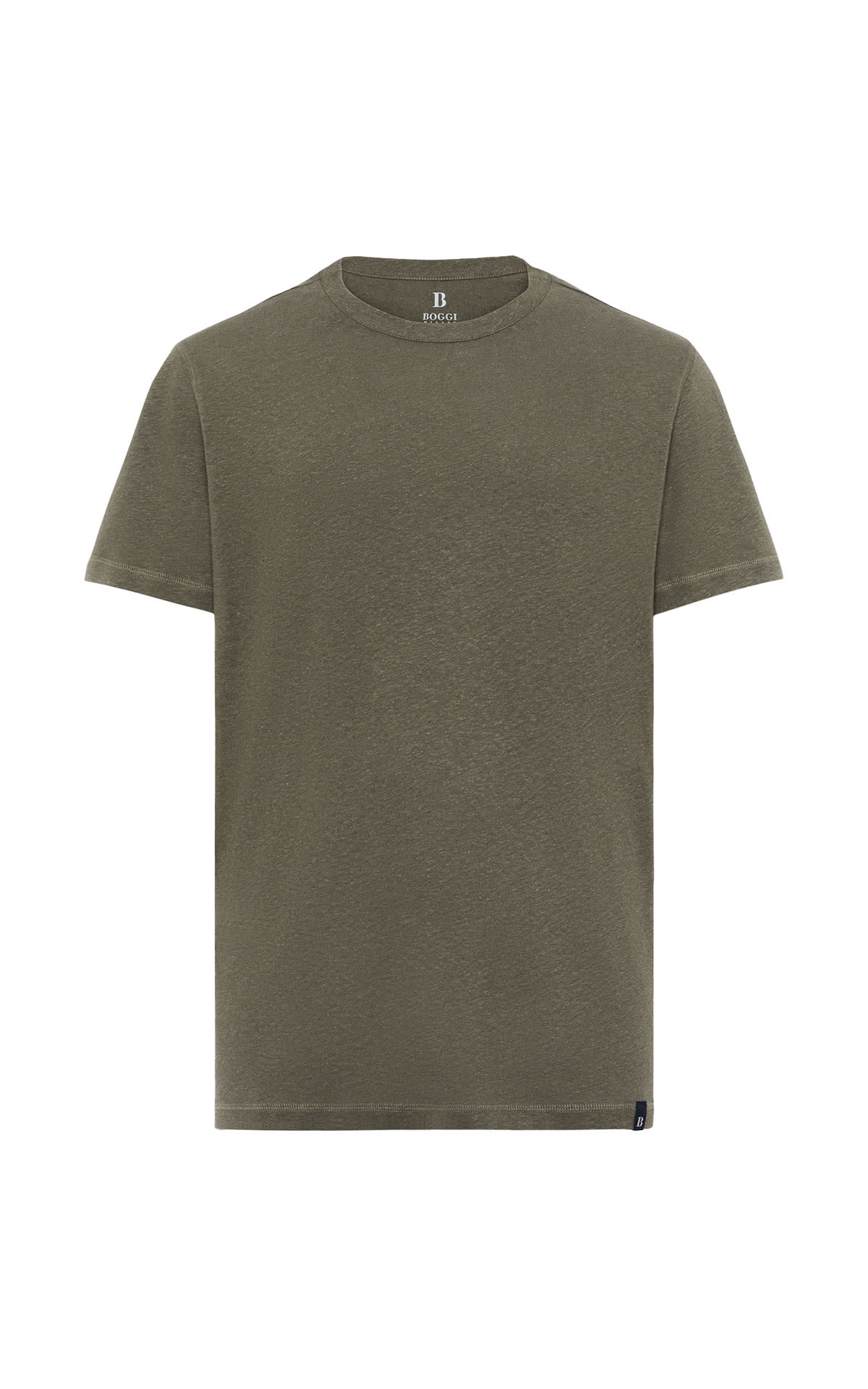 Cotton and linen T-shirt boggi milano outlet barcelona