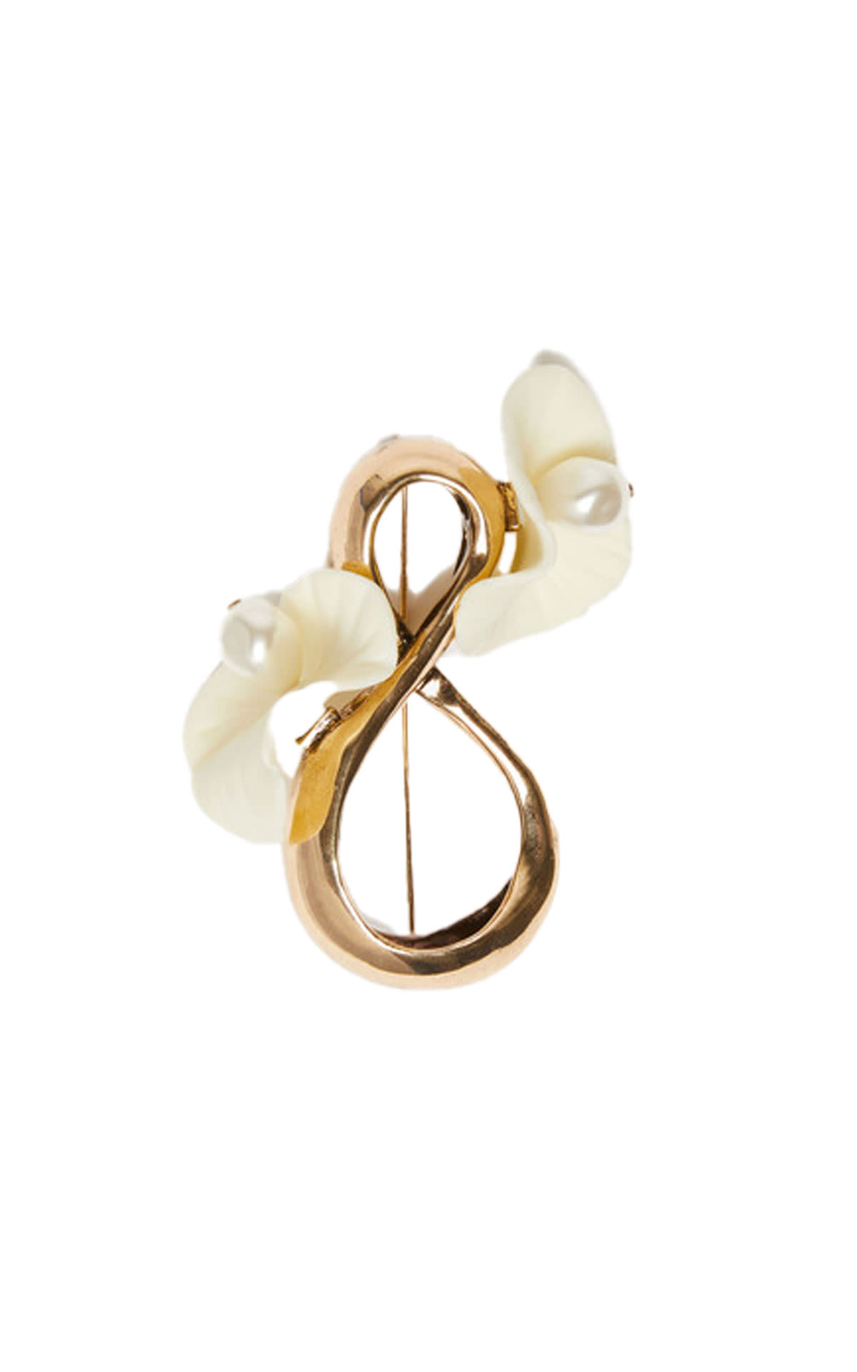 Max Mara Metal and resin brooche from Bicester Village