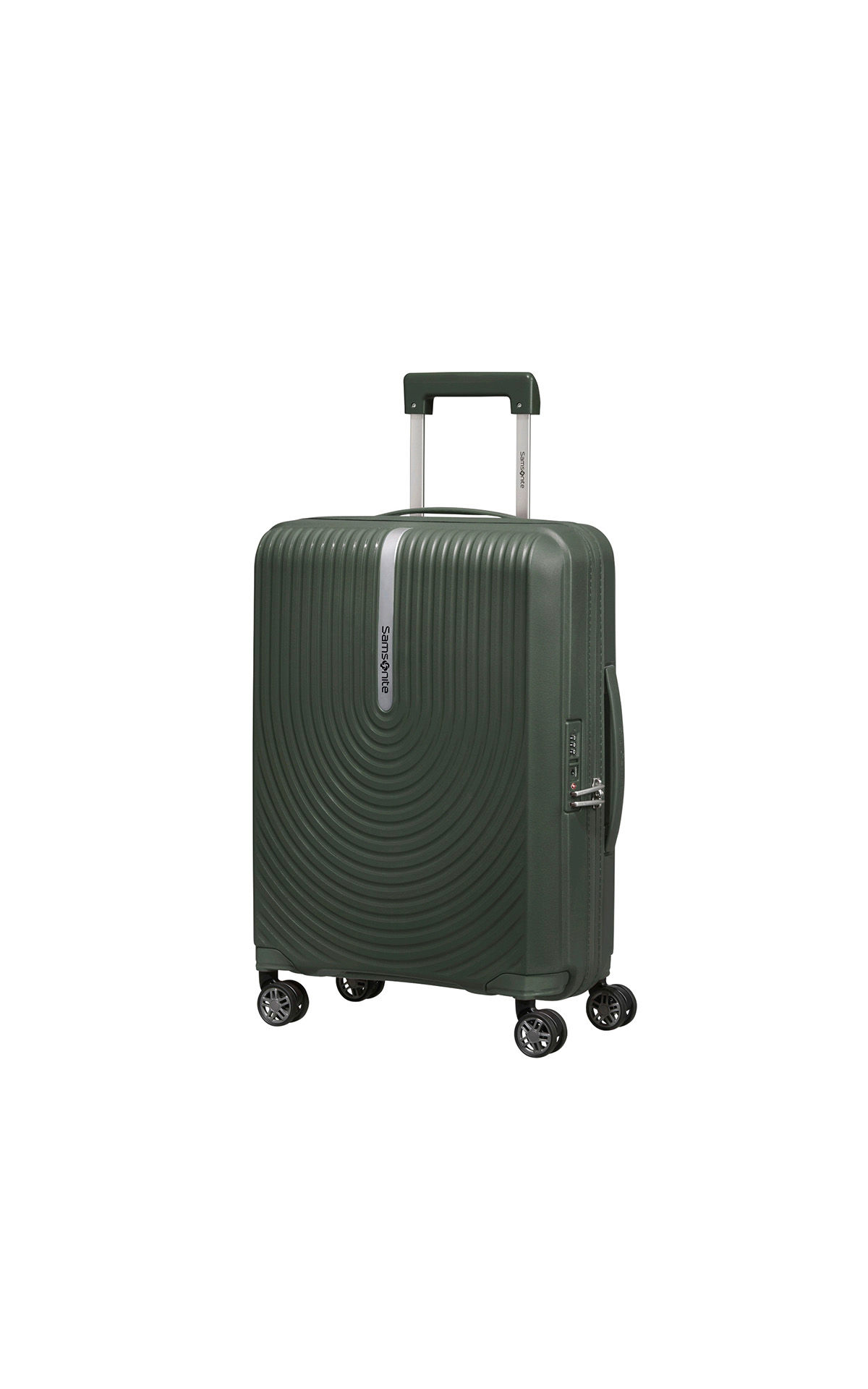 Samsonite green suitcase