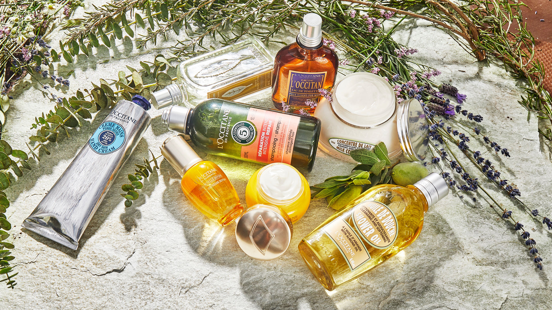 L'Occitane en Provence products still life