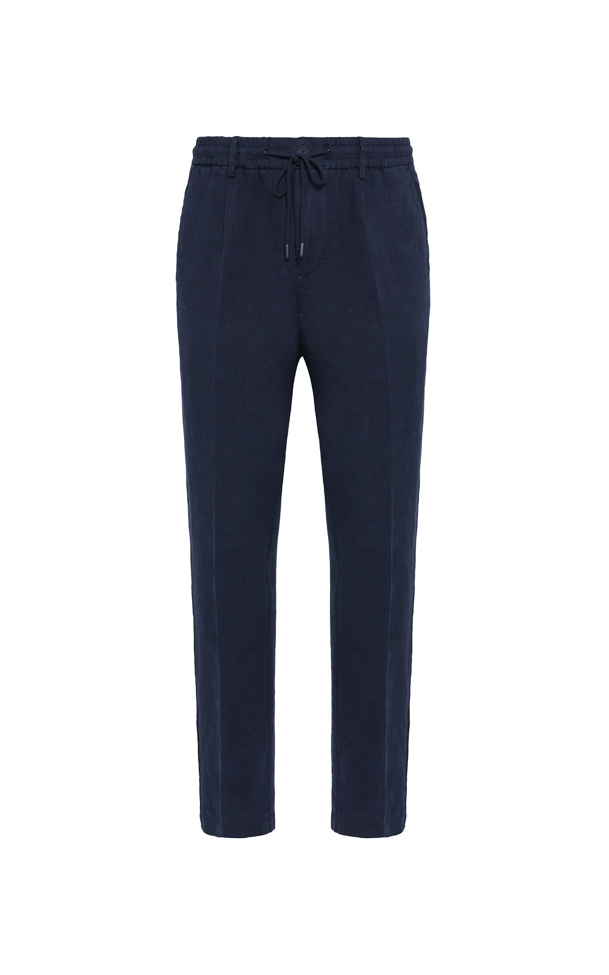 Navy linen pants boggi milano outlet barcelona