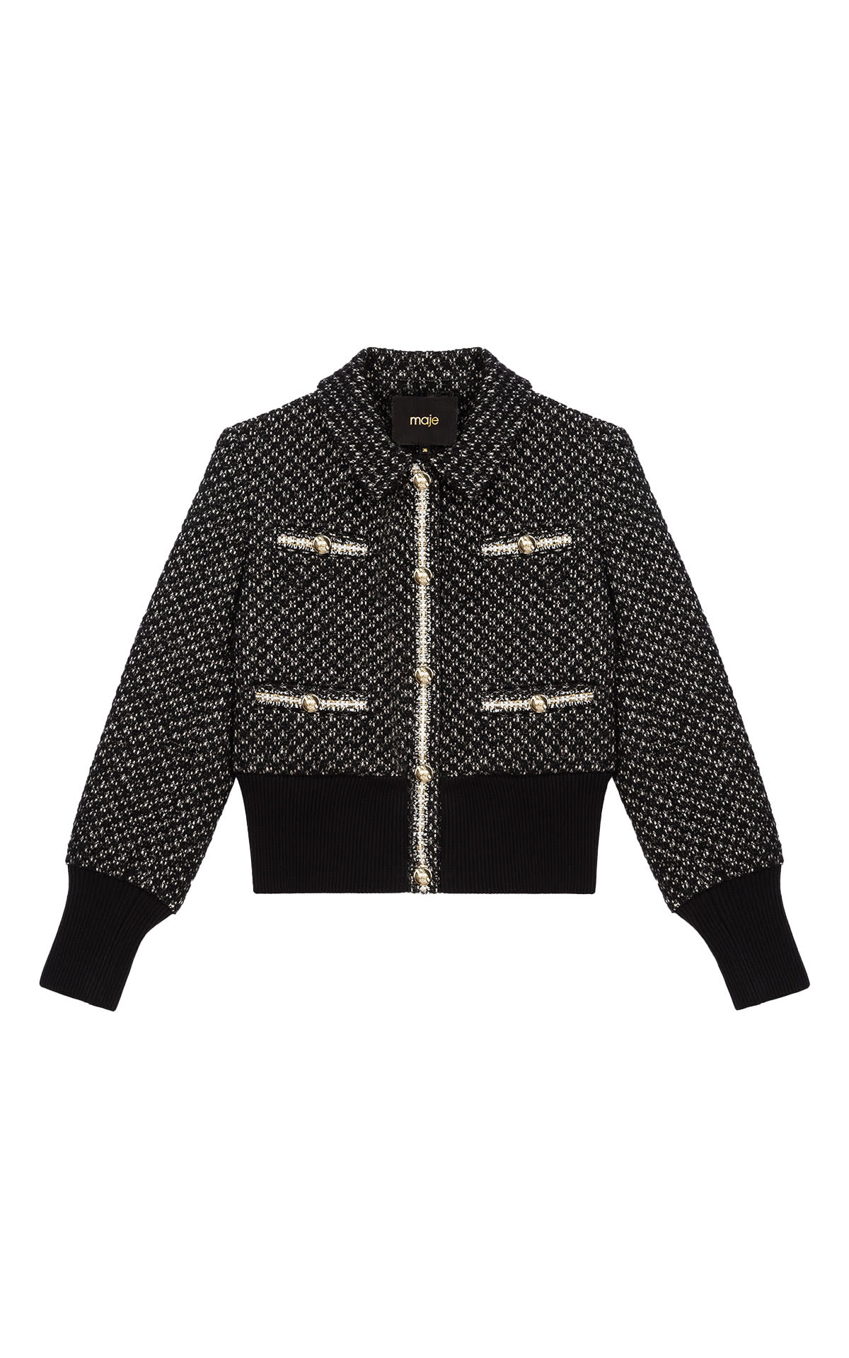 Maje Tweed blouson from Bicester Village