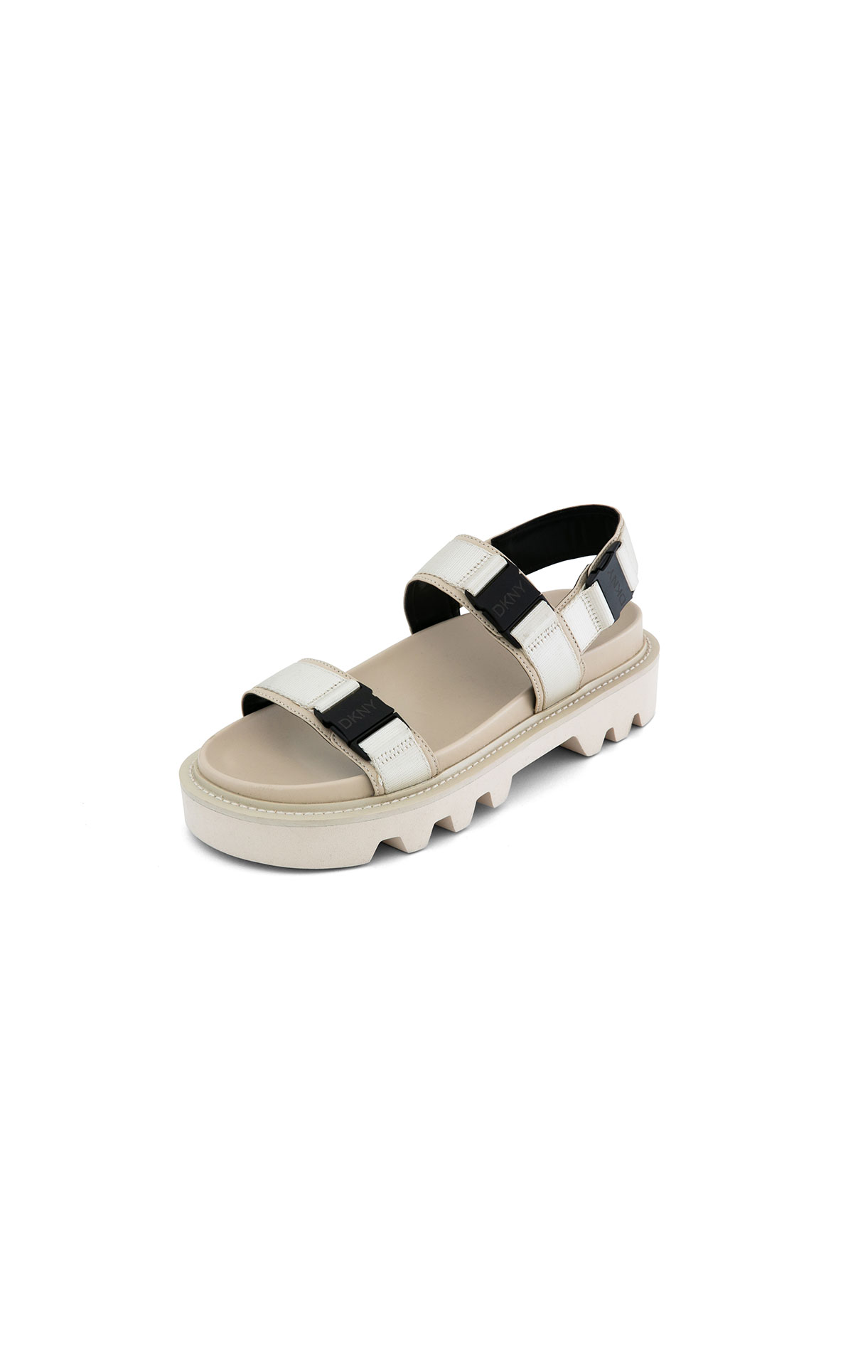DKNY Gold buckle sports sandal from Bicester Village