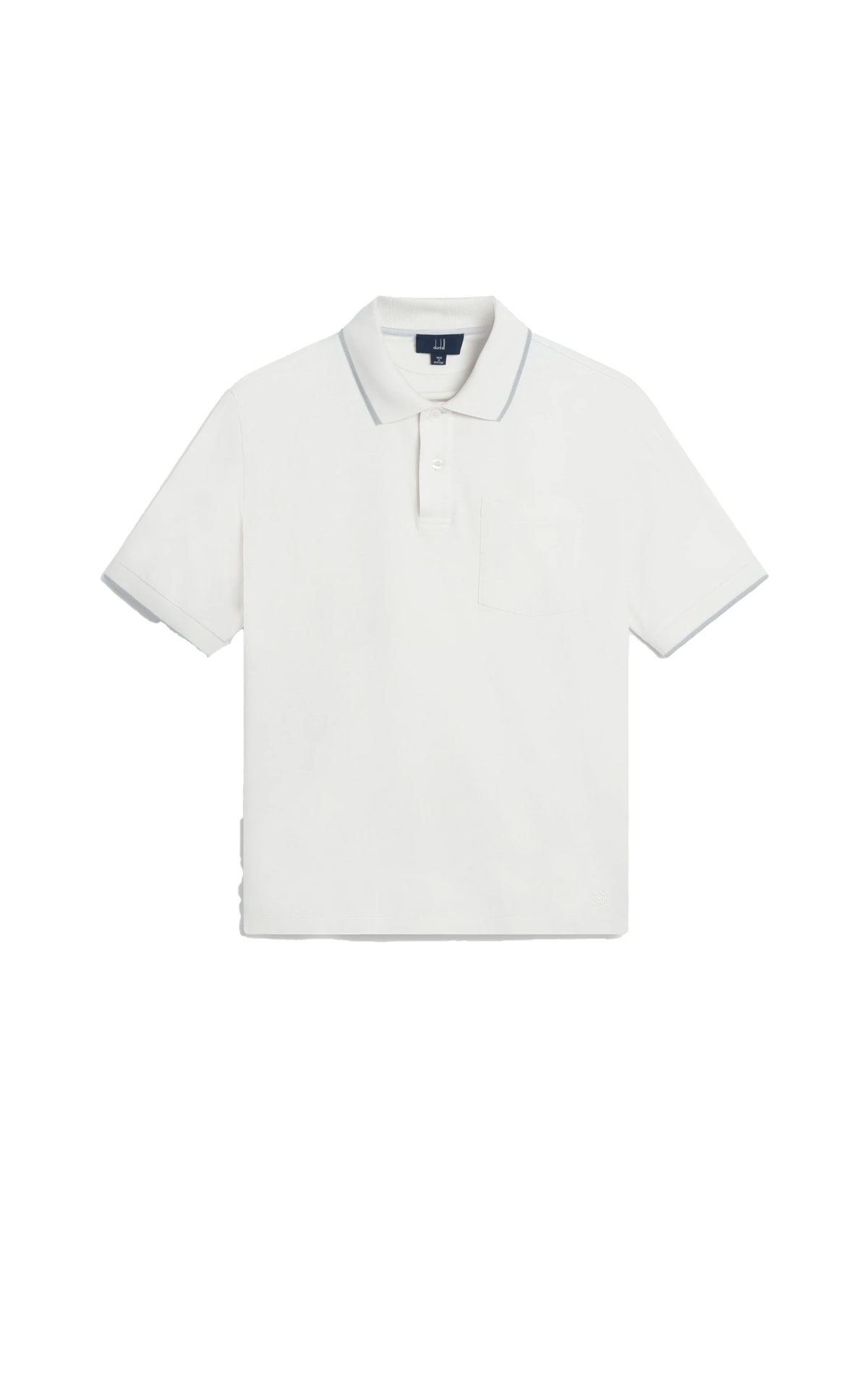 dunhill Cotton silk pocket SS polo from Bicester Village