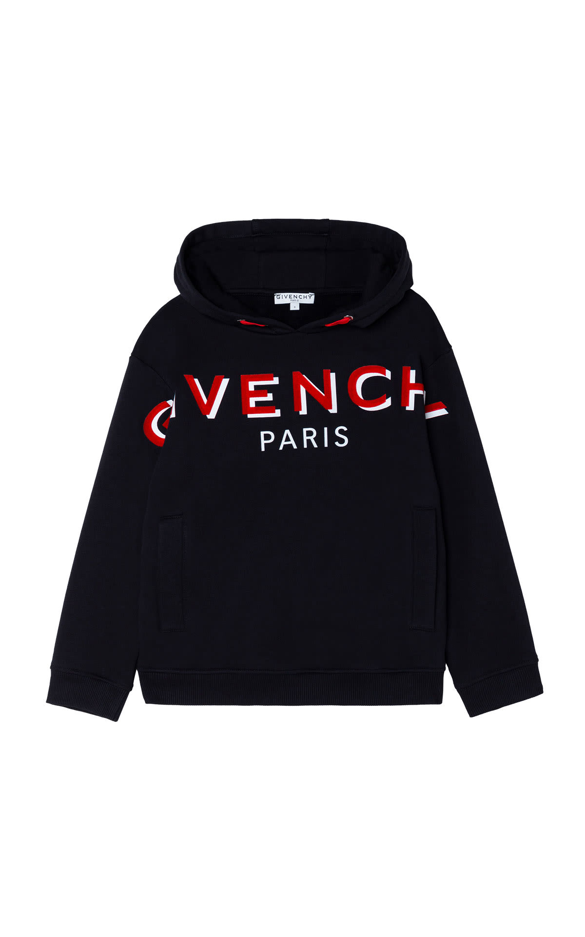Sudadera negra con logo Givenchy