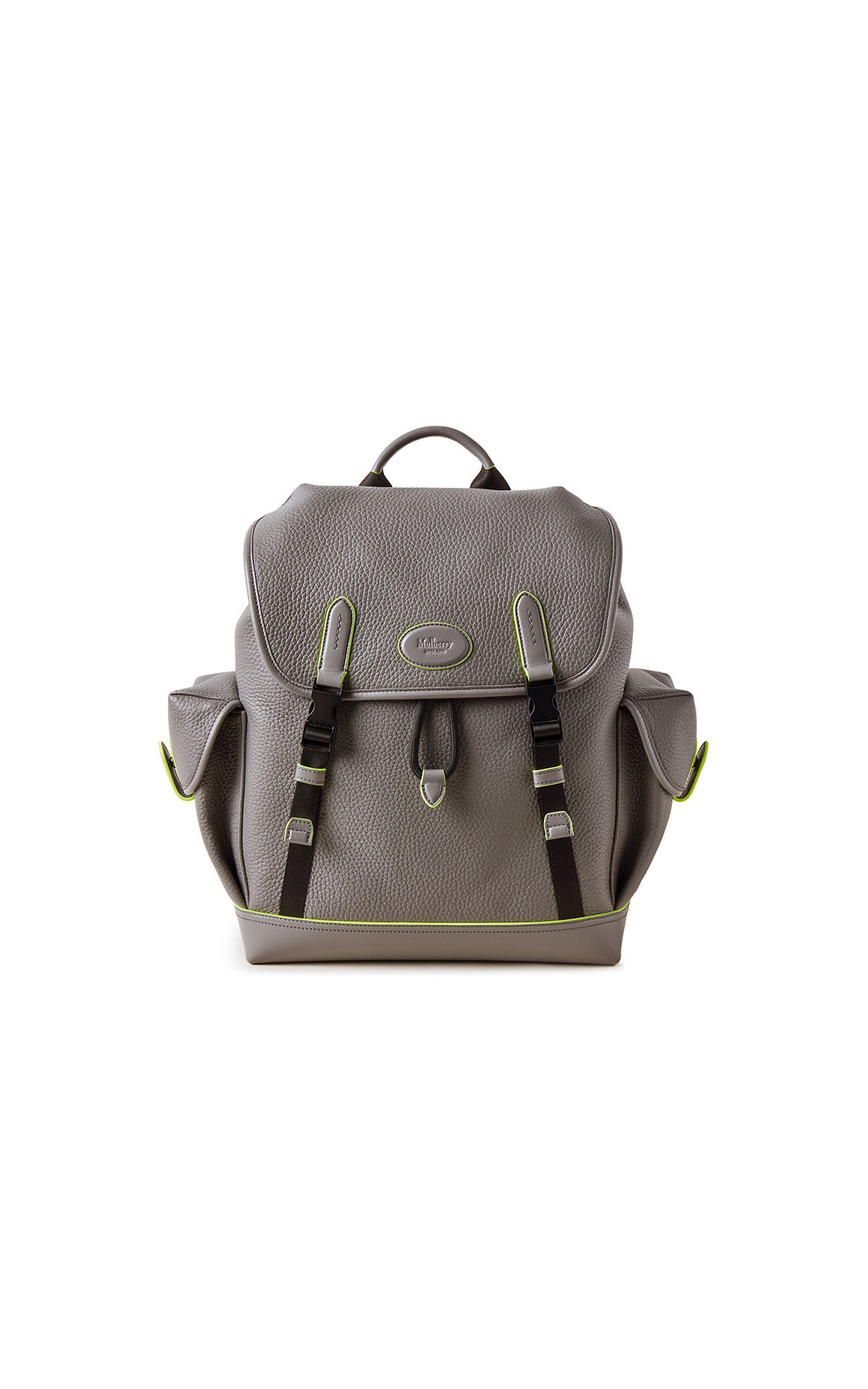 Mulberry Heritage R-design backpack HG neon ink charcoal  from Bicester Village