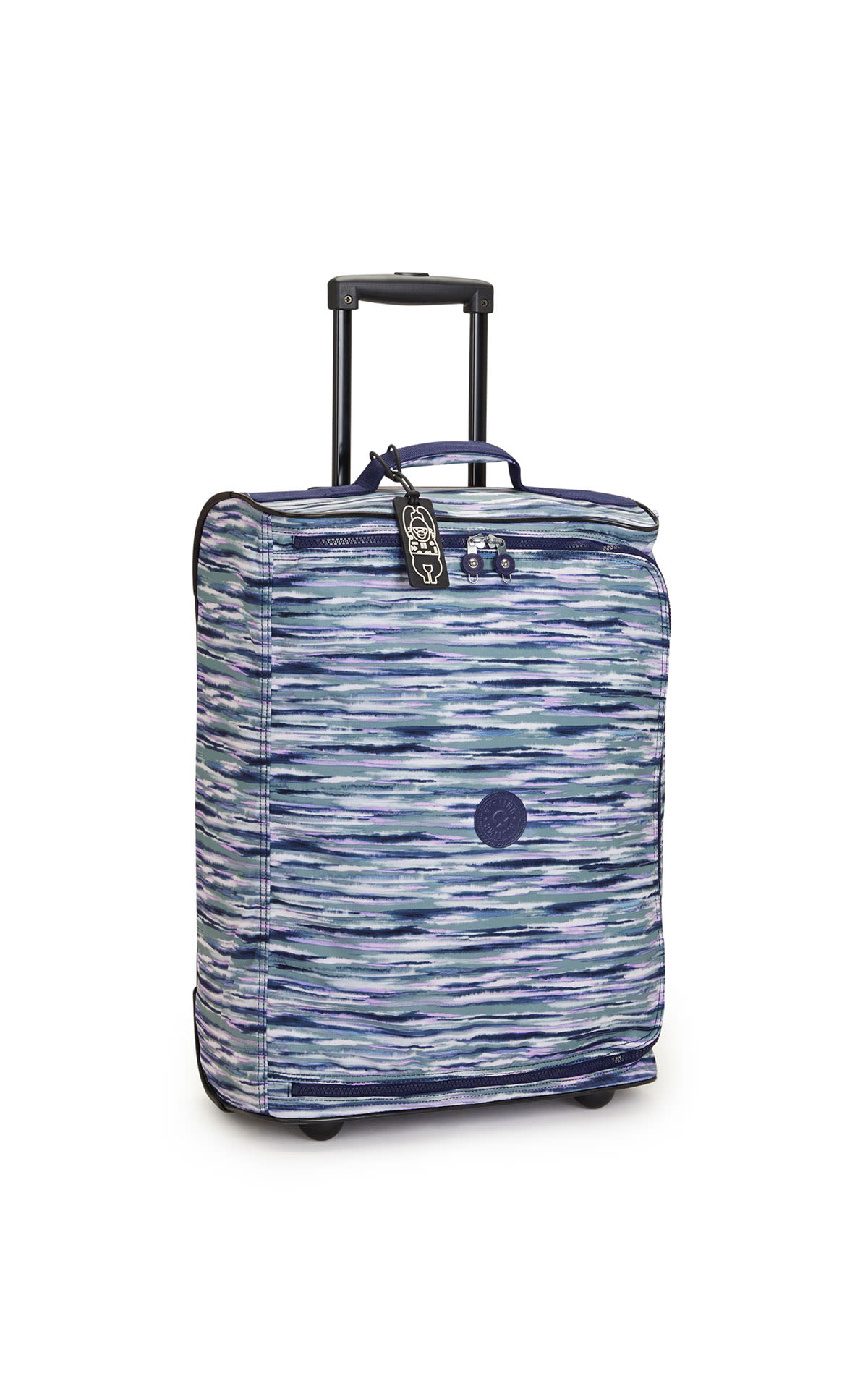 Medium printed suitcase on wheels Kipling