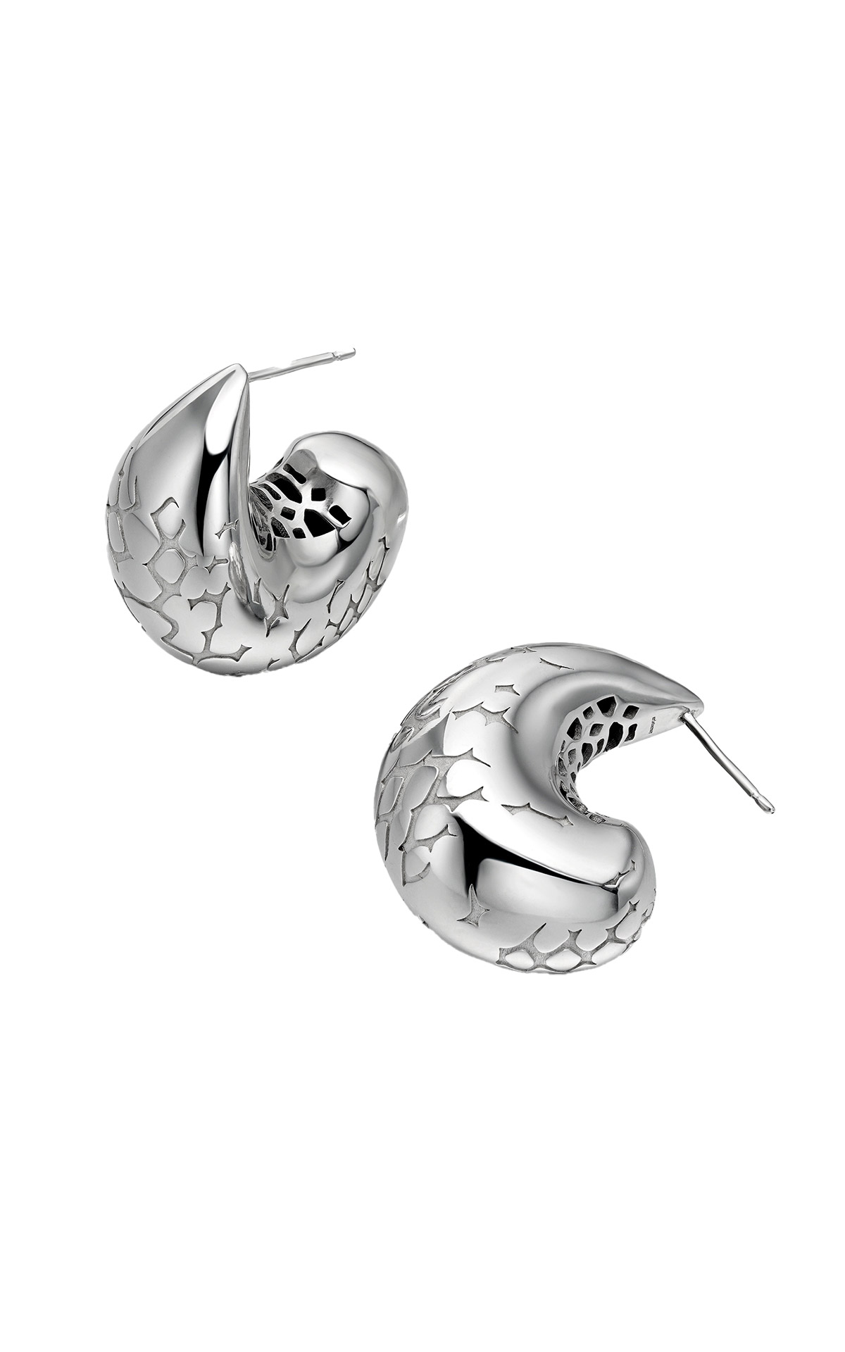 Buffalo Silver Earrings aristocrazy outlet madrid las rozas village
