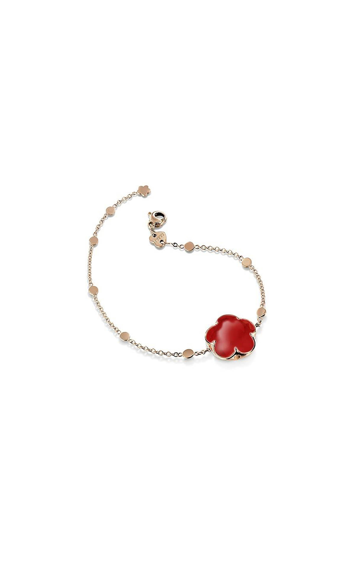 PASQUALE BRUNI | Luxury Zone  Bon ton flower collection red gold bracelet with carnelian