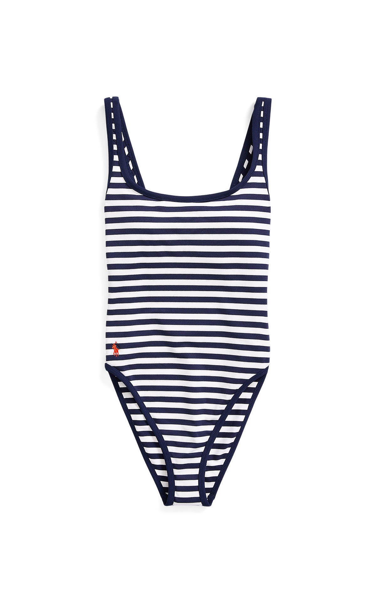 Sailor striped one-piece swimsuit Polo Ralph Lauren women outlet barcelona la roca village