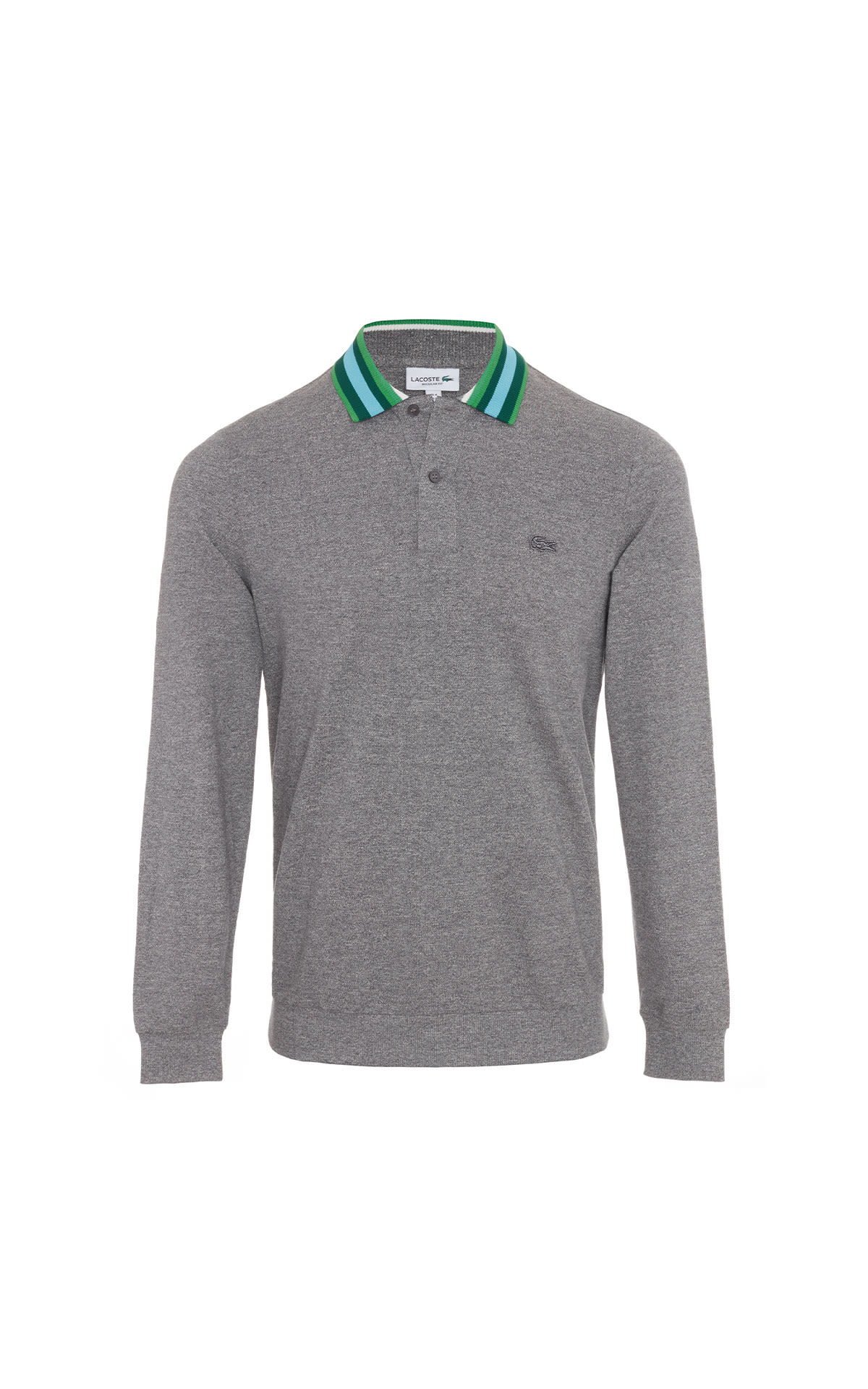 Lacoste  LS polo with contrasting collar from Bicester Village